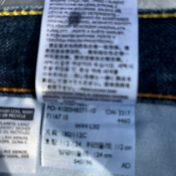 Levi’s Men’s Dark Wash  505 Jeans 44 x 30 - Picture 5 of 5